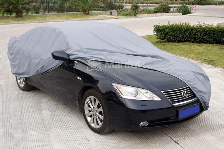 PVC With Lining Waterproof Car Cover